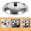 Tapa universal de acero inoxidable para olla de 23 cm 4