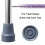 Crutch Tips Heavy Duty Non-Slip Rubber 6 PCS 2