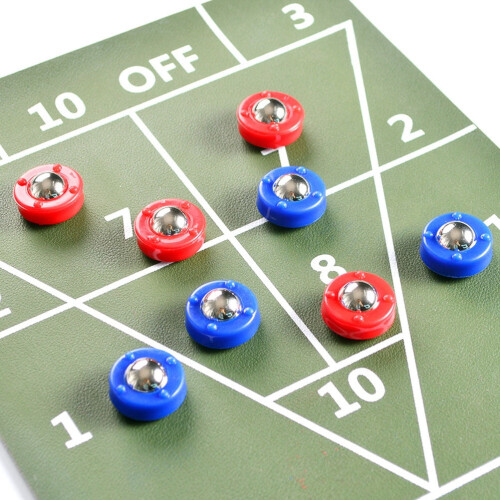 Tabletop Games Set - Shuffleboard, Curling, Bead Sliding & More 2