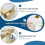 Brushed Gold Waterfall Bathroom Faucet Single Handle 1-Hole 4