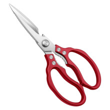 Heavy-Duty Kitchen Scissors, Dishwasher-Safe, Non-Slip Stainless Steel, Compatible with Sharp Cooking Scissors