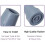 Crutch Tips Heavy Duty Non-Slip Rubber 6 PCS 3