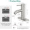 Bathroom Faucet Brushed Nickel Single-Handle One-Hole 4