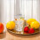 100-pak guld plastikglas 9oz 4
