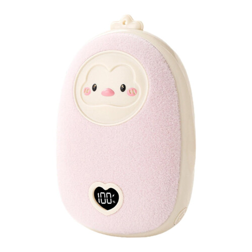 Handwärmer-Powerbank, tragbar, hellrosa, 10000 mAh 2