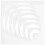 8 Pcs Plastic Stencils Reusable Circle for Painting Child White 4