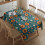 Blomsterprintet polyester rektangulær dug 60x84in 2