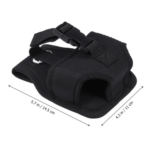 Worgeous Small Multi-functional Canvas Tool Bag Electricians Pouch Black 1