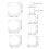 8 Pcs Plastic Stencils Reusable Circle for Painting Child White 7