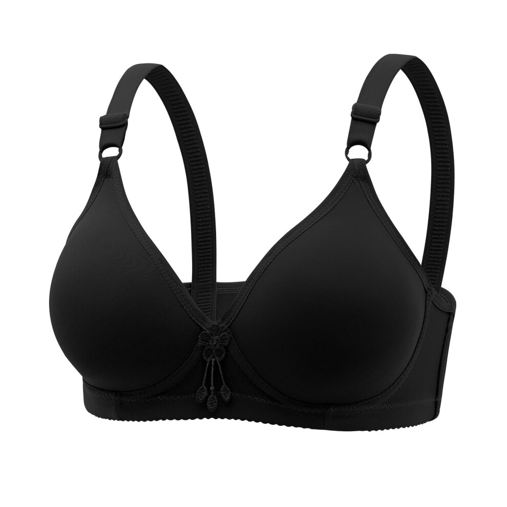 Women's Bras Soild Color Wire Underwear Bra Everyday Underwear Everyday Bras Size S-2XL-image
