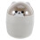 Lixeira fofa em formato de urso para uso doméstico, fácil de limpar, material cinza, 15 x 11,5 cm (6 x 4,5 polegadas). 6