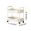 Carrello da cucina con braccioli, organizer mobile a 3 livelli 3