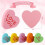Set mit 6-teiligem Valentinstags-Herz-Schild aus Holz 2