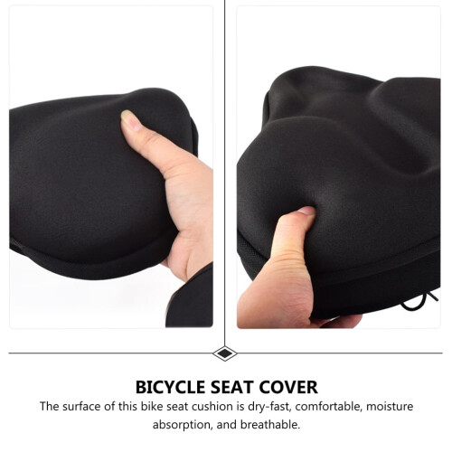 Capa de assento de bicicleta com redução de vibração, feita com esponja e silicone (1 unidade). 2