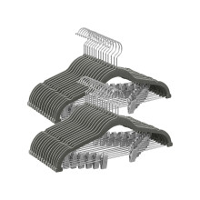 Lot de 30 cintres en velours pour pantalons, 42,4 cm (16,7 po)