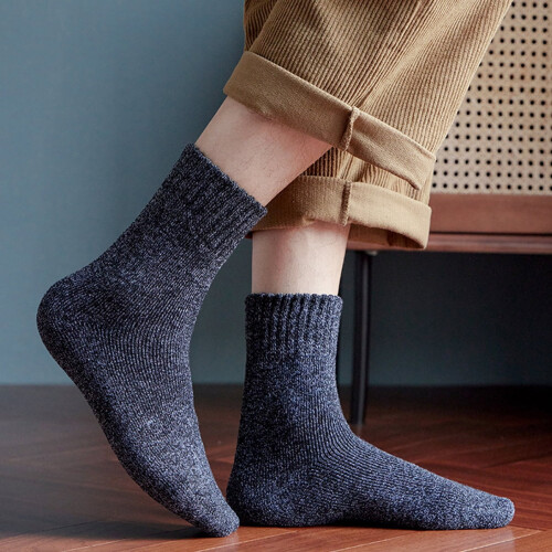 Thermal Boot Socks for Men Thick Warm Winter Wool Socks 2