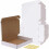Verzenddozen wit, gegolfd, 30 stuks, 13x10x2 1