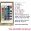PAR38LED schijnwerper RGB+WW30W dimbaar waterdicht 5