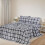 Cal King Flannel Sheet Set 100% Double Brushed Cotton 4-Pc 2