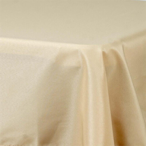BalsaCircle60x102" Rechteckige Polyester-Tischdecke - Champagner 2