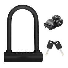 Lucchetto per bicicletta TALENO a forma di U, 15 mm, nero