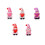 Valentine's Day Love Dwarf Ornament Pink Desktop Decoration 5