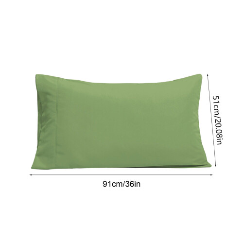 Fronhas de microfibra tamanho King, 50x90cm (20x36 polegadas), conjunto com 2 unidades. 2