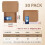 30Pack13x10x2Shipping Box, Λευκό κυματοειδές χαρτόνι Mailer Box για συσκευασία, αλληλογραφία, 2