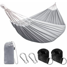 Cotton Portable Hammock with Tree Straps and Travel Bag 660