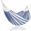Outdoor hammock blue white stripes two person 1