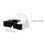4-teiliger schwarzer Mopp-Wandclip, 7 x 5,5 cm 2