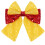 Φιογκάκια μαλλιών με γκλίτερ και κλιπ αλιγάτορα 6 τεμάχια 2