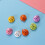 Little Ladybug Resin Buttons for Sewing Assorted Color12 5MM 7
