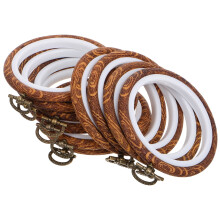 10 PCS Embroidery Hoop Ornament Cross Stitch Hoops and Frames