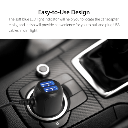 Luchtaire Gluaisteáin do Garmin Nuvi Dual USB12V36V 1