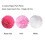 Conjunto de bolas de papel rosa em formato de favo de mel da Worgeous para decoração de festas. Disponível em 8, 10 e 12 polegadas. Cores 8