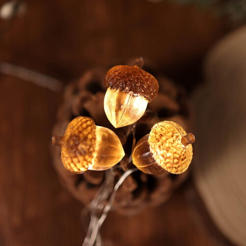 Luci a stringa Acorn 3D Twinkle 3 metri 30 LED Cavo in rame 1