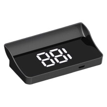 YOCBZ 1PC Heads Up Display, Large Font Digital Speedometer Projector, Plug & Play, MPH Display, Universal Car Windshield Monitor (White Light),