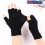 Ανδρικά θερμικά πλεκτά γάντια Thinsulate χωρίς δάχτυλα, χειμερινά μάλλινα γάντια 4
