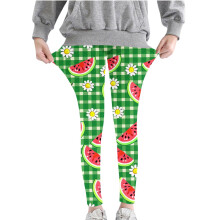VERUGU Girls Leggings Spring Fall Fashion Soft Heart Print Comfortable Pants for Kids Casual Slim Fitting Full Length Pants 3-8 Years