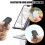 Fingertip Wireless Bluetooth Remote Control, Rechargeable & Portable, Compatible with Phones/Tablets 2