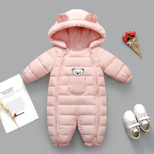Giacca da sci/tutina spessa e calda antivento per bambini e bambine, ideale per esterni. 1