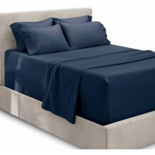 Mikrofaser-Bettwäscheset (Kingsize), 6-teilig, extra tiefe Taschen
