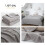Gray Cotton Cooling Blanket, Queen - Cooling, Lightweight, Breathable 7
