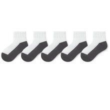Kids Crew Socks Solid Color Winter Thickened Warmth Soft Running Socks Wicking Everyday Thermal Wear Non-Slip Kids Socks(Dark Gray,6-8 Years)
