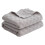 Gray Cotton Cooling Blanket, Queen - Cooling, Lightweight, Breathable 2