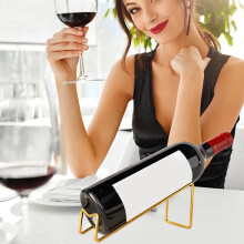 European Style Wall-Mounted Iron Wine Rack, Space-Saving Bottle Organizer for Kitchen, Dining Room, Home Bar & Restaurant