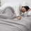 Gray Cotton Cooling Blanket, Queen - Cooling, Lightweight, Breathable 6