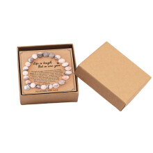DESIGNICE 2er-Set Perlenarmbänder für Damen, Armband aus Naturstein, Kristallarmband, exquisite Chakra-Armbänder, Stil 8