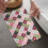 Tapete de banheiro floral antiderrapante em microfibra, 50 x 80 cm (20 x 32 polegadas) 2